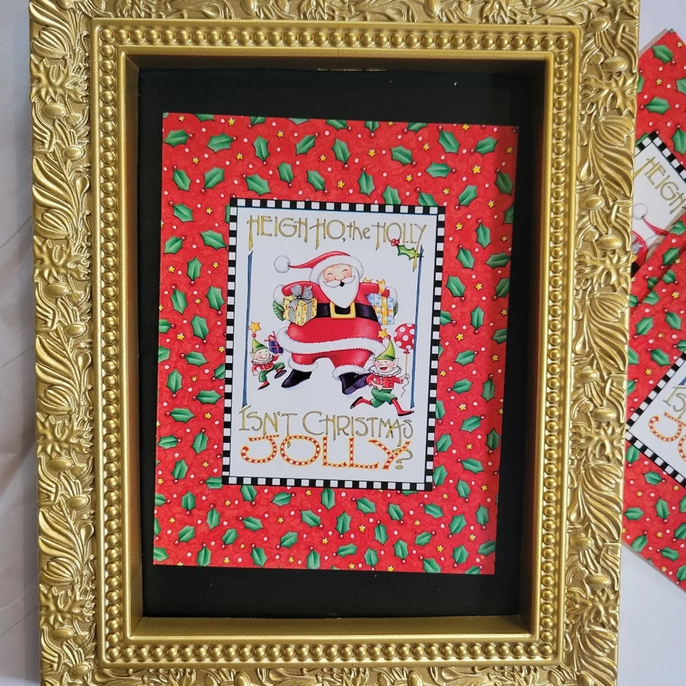 Mary Engelbreit Cards ~ Home is Where the Heart Is & 5 Santa Christmas Cards